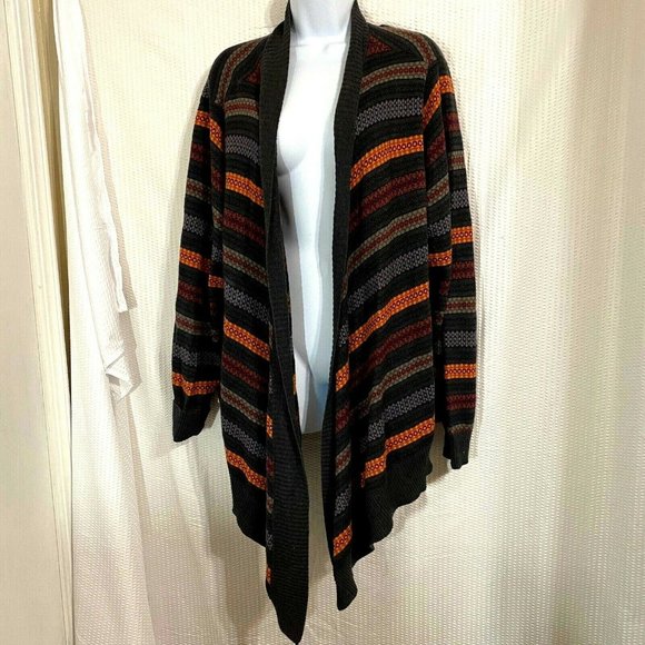 Cato Sweaters - Cato Womens Plus Size 20/24W Striped Multicolor Op